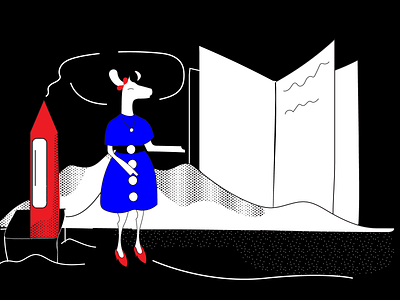 Weird Dreams art art collective black and white deer deer illustration design digital art digital illustration digital store ecommerce halx halx store illustration illustrationdaily mascot mascot character