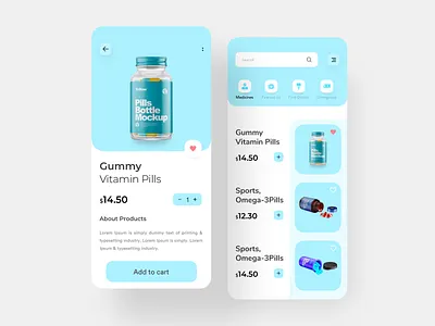 Medicine app app design app concept app ui design colorful app dashboard designer ecommerce medicine app typography user interface