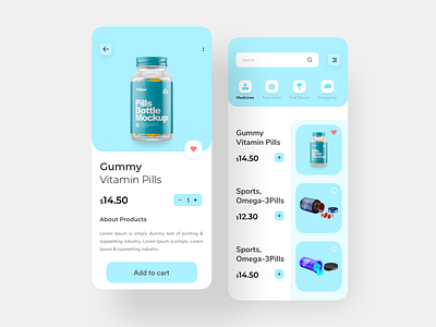 Medicine app app design app concept app ui design colorful app dashboard designer ecommerce medicine app typography user interface