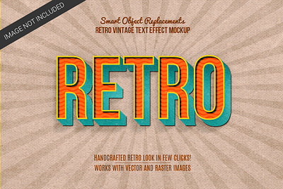 Retro Vintage Text Style add on