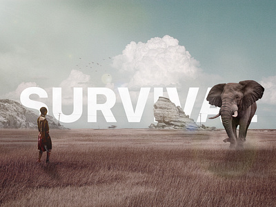 Survival art character concept art design digital 2d digital art enviroment environment illustration landscape matte painting photoshop