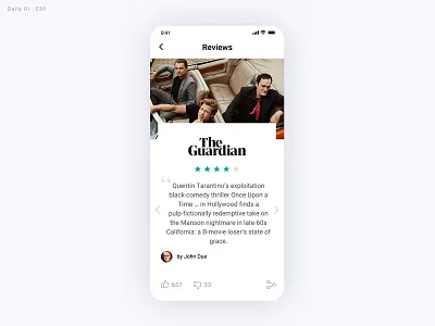Daily UI Challenge #039 - Testimonials - Take2 039 daily ui dailyui reviews testimonials ui