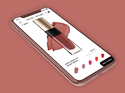 Experiment | Bobbi Brown ecommerce ecommerce design fashion makeup mobile product page ui ux web webdesign