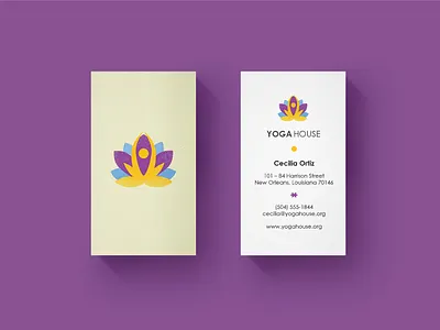 Yoga Logo brand branding business card graphic design logo design lotus sun yoga yoga pose