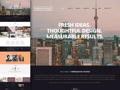 creative studio demo design layout demo design homepage ui uiux