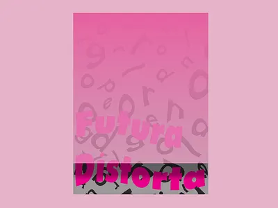 Futura Distorta Unveiling Poster