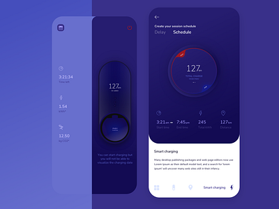 UIX EV/PHEV Charging station app design graphicdesign sketch sketchapp ui uidesign uix ux uxdesign