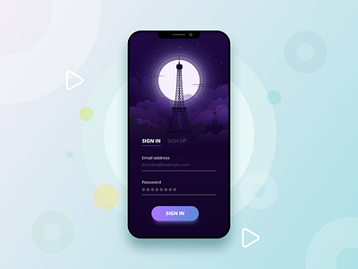 Paris highfill tower paris tour travel app design