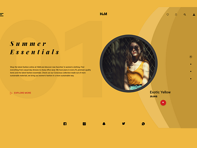 Fashion Website adobe illustrator adobe xd fashion interaction design product design web