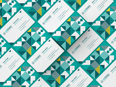 Zayard Project-2 brand branding business card design logo pattern real estate