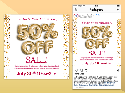 Sale instagram social media