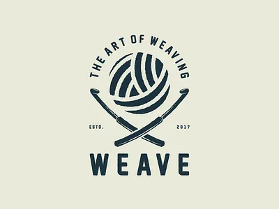 The art of weaving. chile diseño diseño de insignia dribbble dribbleinvite dribbleshot ilustración ilustrador cc insignias logo logodesign logoinspiration logotype marca regatear vector venezuela weave