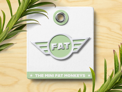 The mini FAT adobe hidden treasures adobe illustrator adobe photoshop alfarn austin mini logo logo design mini montpellier mr mockup skate skateboard spoof the fat monkeys