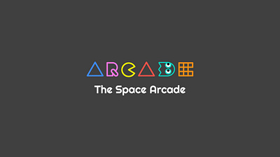 The Space Arcade dailylogochallenge design illustration logo logodesign typography vector