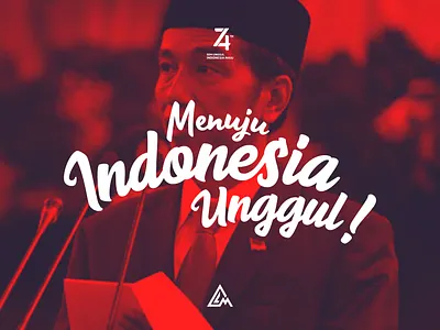 Dirgahayu Indonesia ! design duotone graphicdesign graphicdesigner handletter handwriting hutri74 illustrators indonesia indonesia designer indonesiamaju indonesian jokowi merahputih merdeka typogaphy typography art typography design typographyindonesia