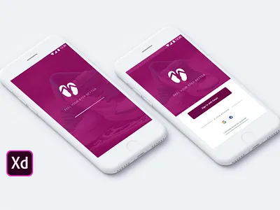 Shoe e-commerce App with Prototype & Wireframe adobe xd mobile app design user interface ux ui