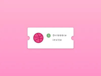 1 Dribbble invitation dirbbble giveaway invitation invite invite design invite giveaway