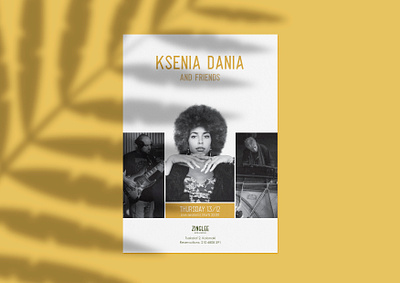 Music Poster band design live music poster typography