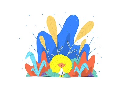 little naturalist child design illustration tree