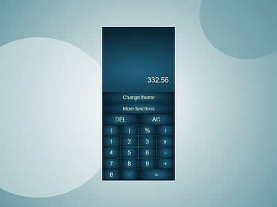 Calculator 004 dailyui design