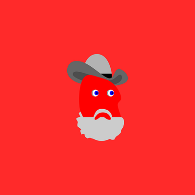 cowboy american characterdesign cowboy digitalart illustration illustration art man minimalist oldman
