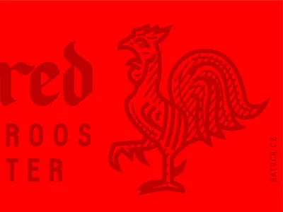 Rooster Woodcut Kohout cock kohout linework medieval rooster vector woodcut