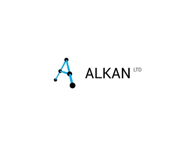 Alkan LTD adobe alkan brand identity branding chemistry logo illustrator logo logodesign logotype symbol