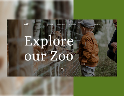 Zoo landing design landing landing design landing page minimalism web website