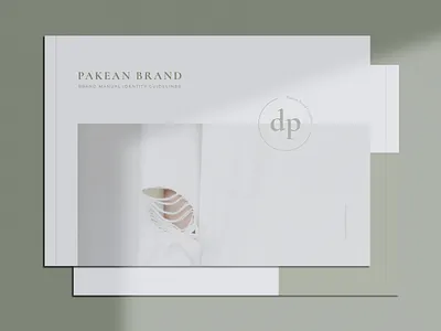 PAKEAN Minimal Brand Guidelines brand brand guide branding brochure business card card clean design elegant guidelines logo luxury minimal minimalist modern print print template professional simple template