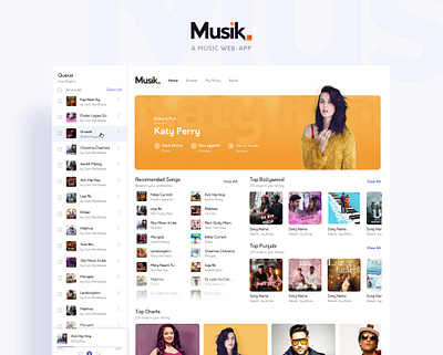 Music App UI 100 day challenge appui design interaction music music app music art music player typography ui ux vector