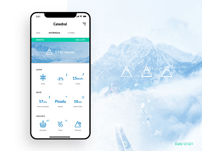 Daily UI #021 - Monitoring Dashboard 021 adobexd dailyui dailyui021 dailyuichallenge design snow ui userinterface vector