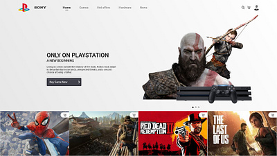 Playstation store concept design playstation playstationstore store ui ui design ux