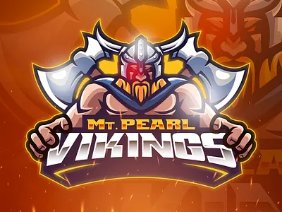 VIKINGS ESPORT LOGO art branding character design esports esports logo gaming illustration logo mascot mascot logo vector