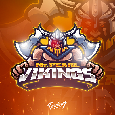VIKINGS ESPORT LOGO art branding character design esports esports logo gaming illustration logo mascot mascot logo vector