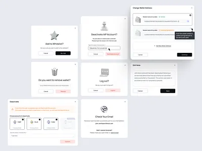Archblock Company Pop-ups UI Design blockchain branding cryptocurrency design graphic design illustration logo popup ui ux vector
