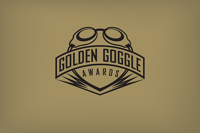 Golden Goggles Logo awards awards show branding design event foundation gala gold honor identity logo olympics sports swimming trophy water winner