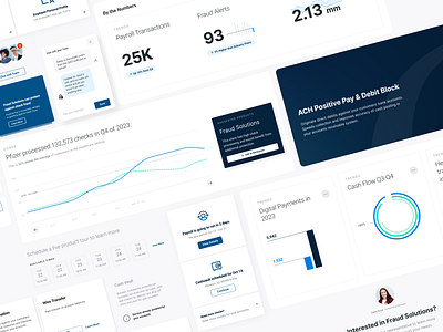 Banking UI Design banking components data visualization fintech ui