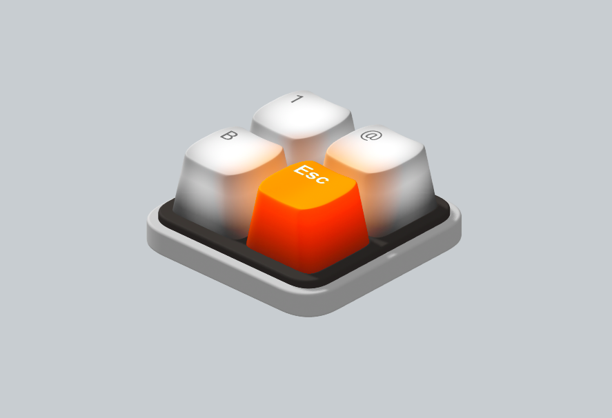 Mini-Keyboard 3D 3d animation blender branding design figma frontend graphic design interaction logo rive spline ui ux web3 website