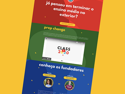 Website for Prep Change branding graphic design ui