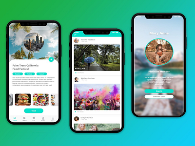 Mobile Ui adobe app ui uidesign