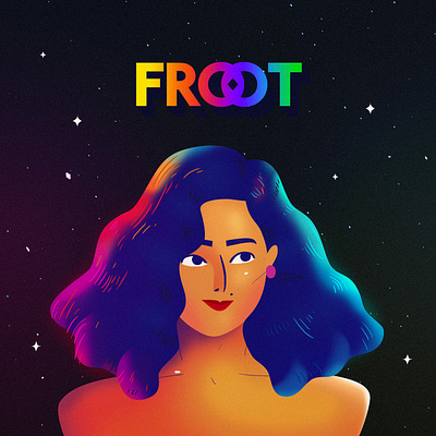 FROOT digital art illustration illustrator marina marina and the diamonds marina diamandis space