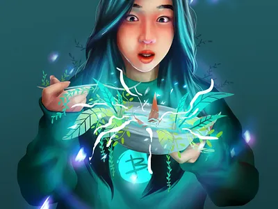 DINNER WITH ME design digital art digital illustration digital painting game illustration portrait portrait illustration portrait painting