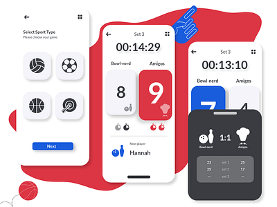 Scoreboard friends game games mobile score scoreboard sport uidesign uxui