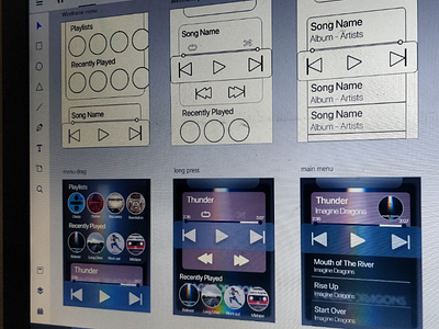 Watch OS music App adobexd uidesigners uxtrends