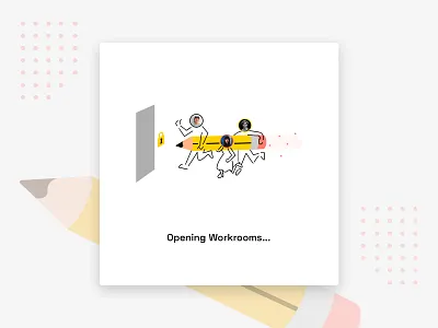 Daily UI 016 Pop-Up/Overlay - Productivity App Launch 016 app daily ui design desktop app illustration launch screen overlay popup productivity splash screen team teamwork ui ux uxui vector