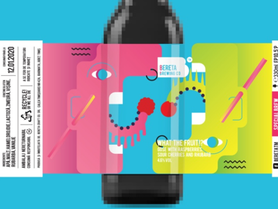 WTF Bereta beer label design