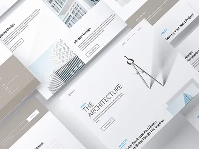 Day 3 - Landing Page Architecture. adobe architecture behance branding design design web dribbble front end graphic design landing page logo mockup ui uiux user interface web design website