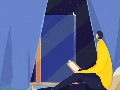 Observation and thinking design illustration vector 插图 设计