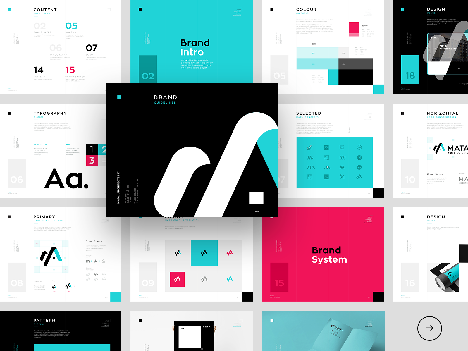 Example of Mataj Architects Inc. - Brand Guidelines