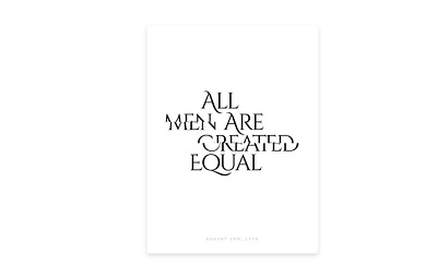 All Are Equal america branding design equality humanrights minimal minimalist poster poster art poster design posters typogaphy white